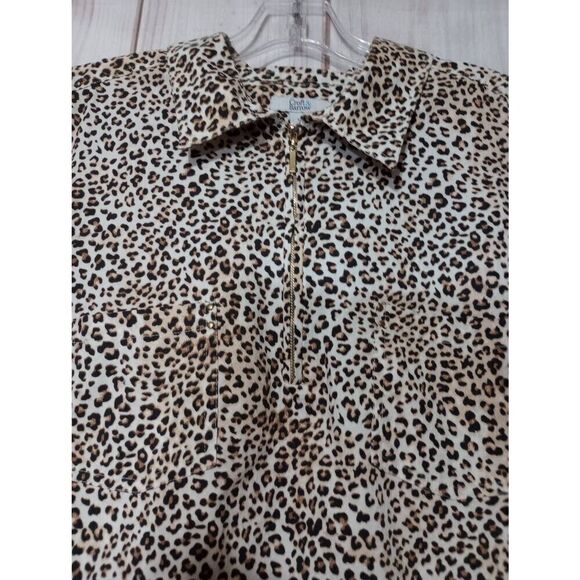 Croft and Barrow Shirt Ladies Extra Large Animal Print #mobwife - Picture 3 of 8